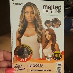 Outre Begonia Lace Front Wig - Caramel Mocha